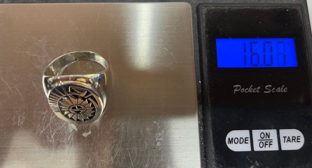 インディアンジュエリー　オーバーレイリング