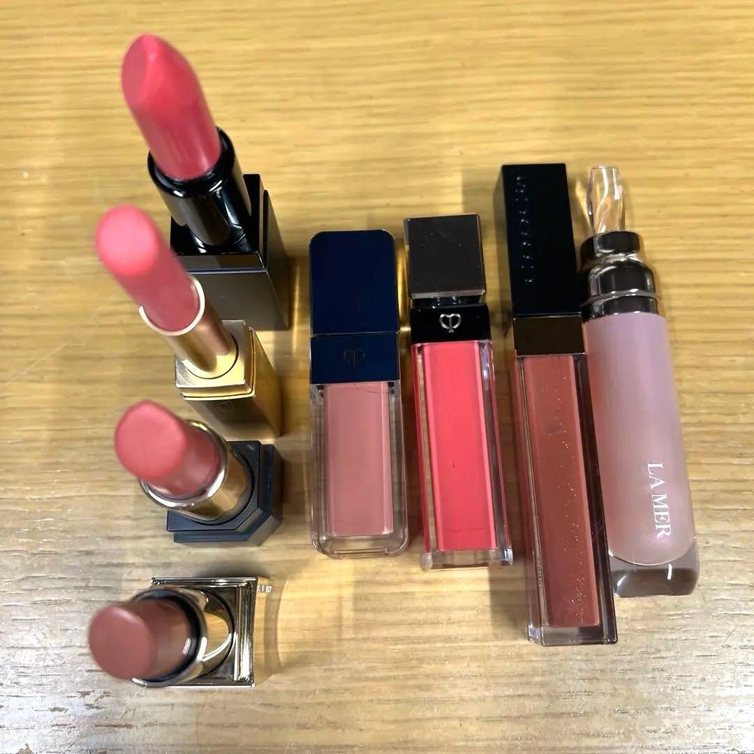 クレドポーボーテ、ラメール、SUQQU、THREEなどリップ　セット売り