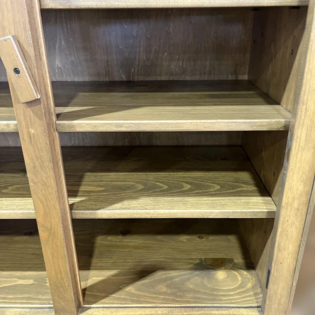 【アンファン】カントリー調カップボード◇訳あり◆