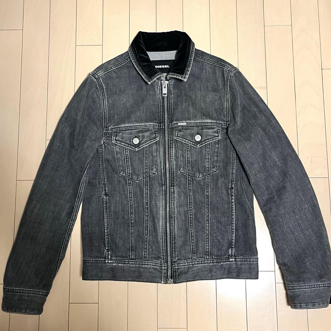 【デジモン】dieselグレーデニムジャケット s