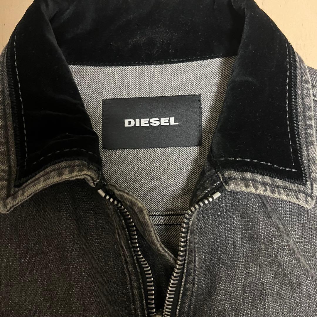 【デジモン】dieselグレーデニムジャケット s