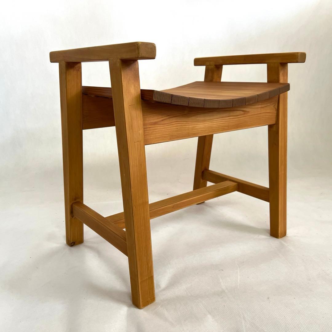 無垢材スツール・肘付きスツール