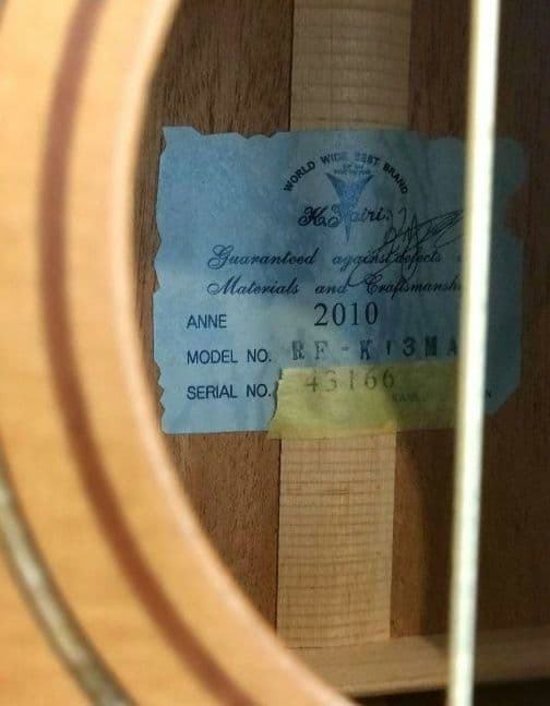 ト*ー様 アコースティックギター　オール単板　K.YAIRI　ヤイリギター　ケー