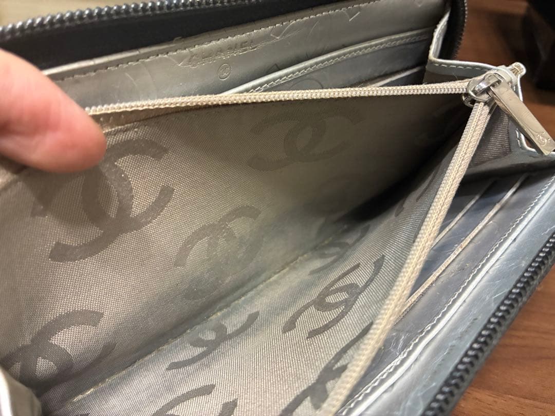 CHANEL カンボン ラウンドファスナー