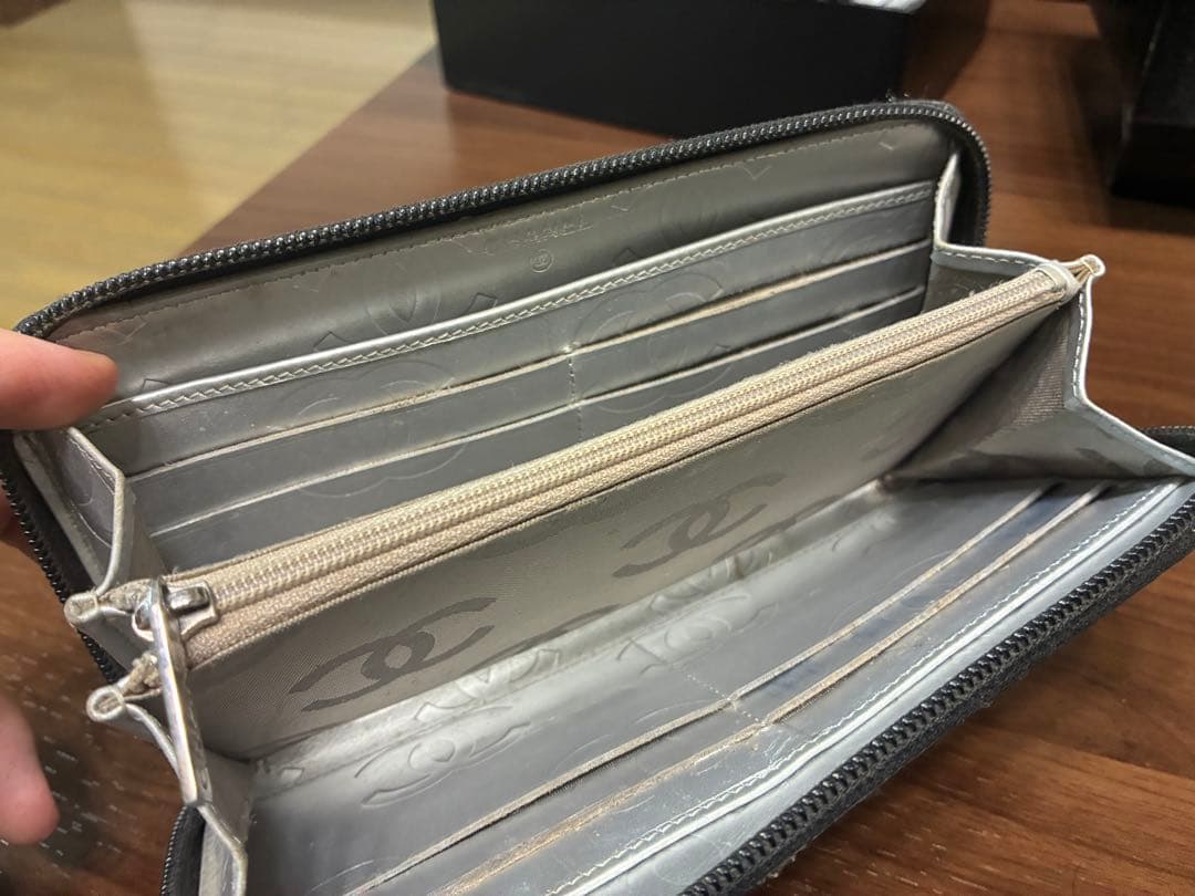 CHANEL カンボン ラウンドファスナー