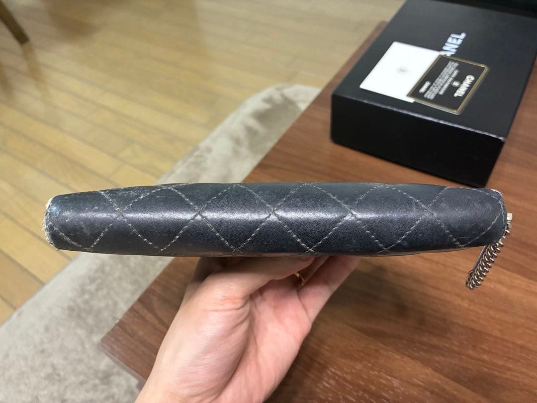 CHANEL カンボン ラウンドファスナー