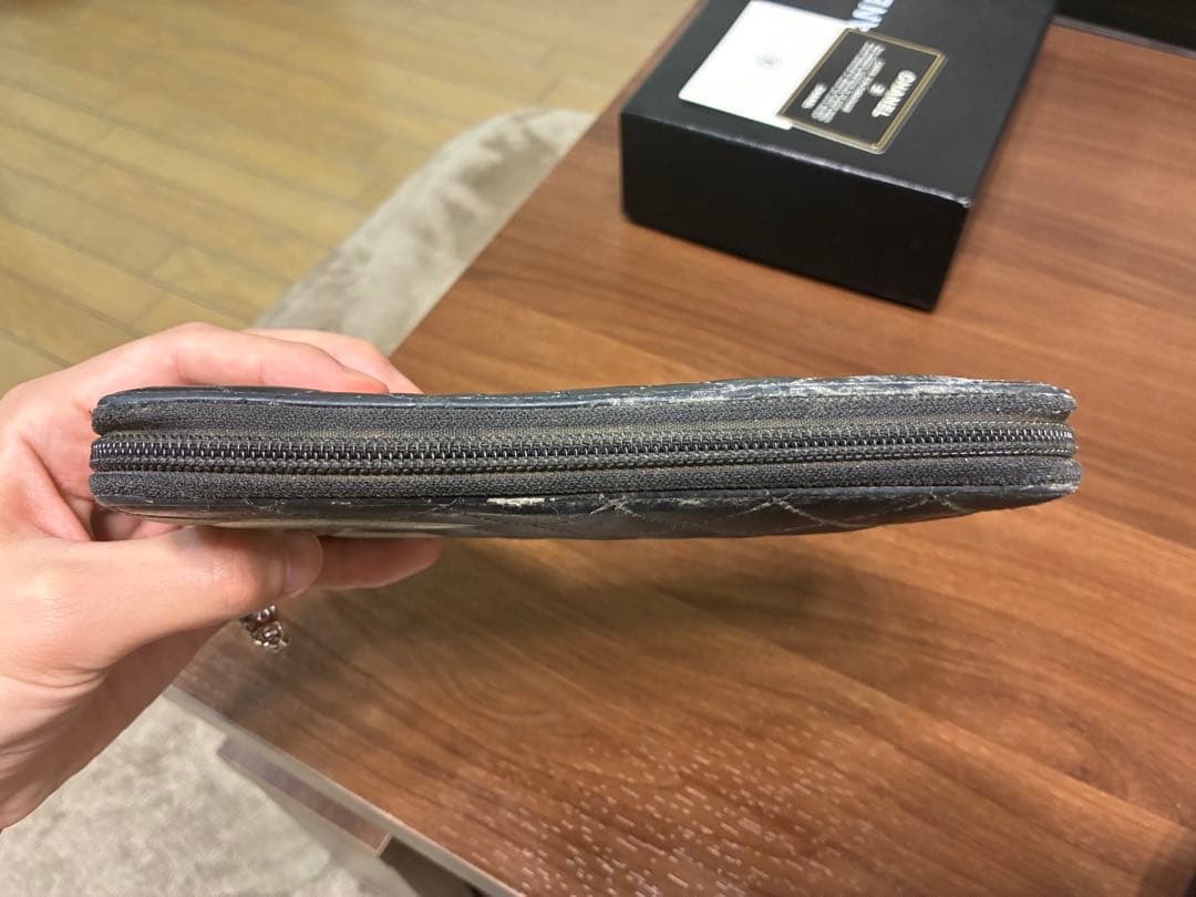 CHANEL カンボン ラウンドファスナー