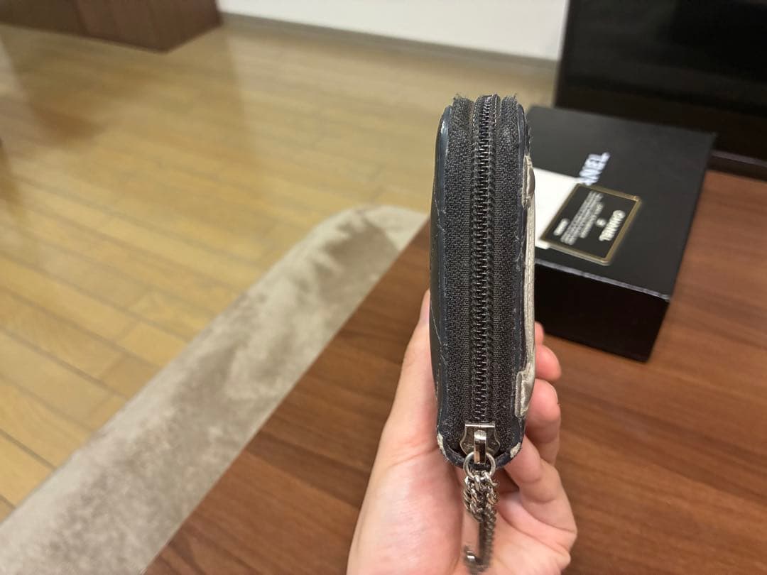 CHANEL カンボン ラウンドファスナー