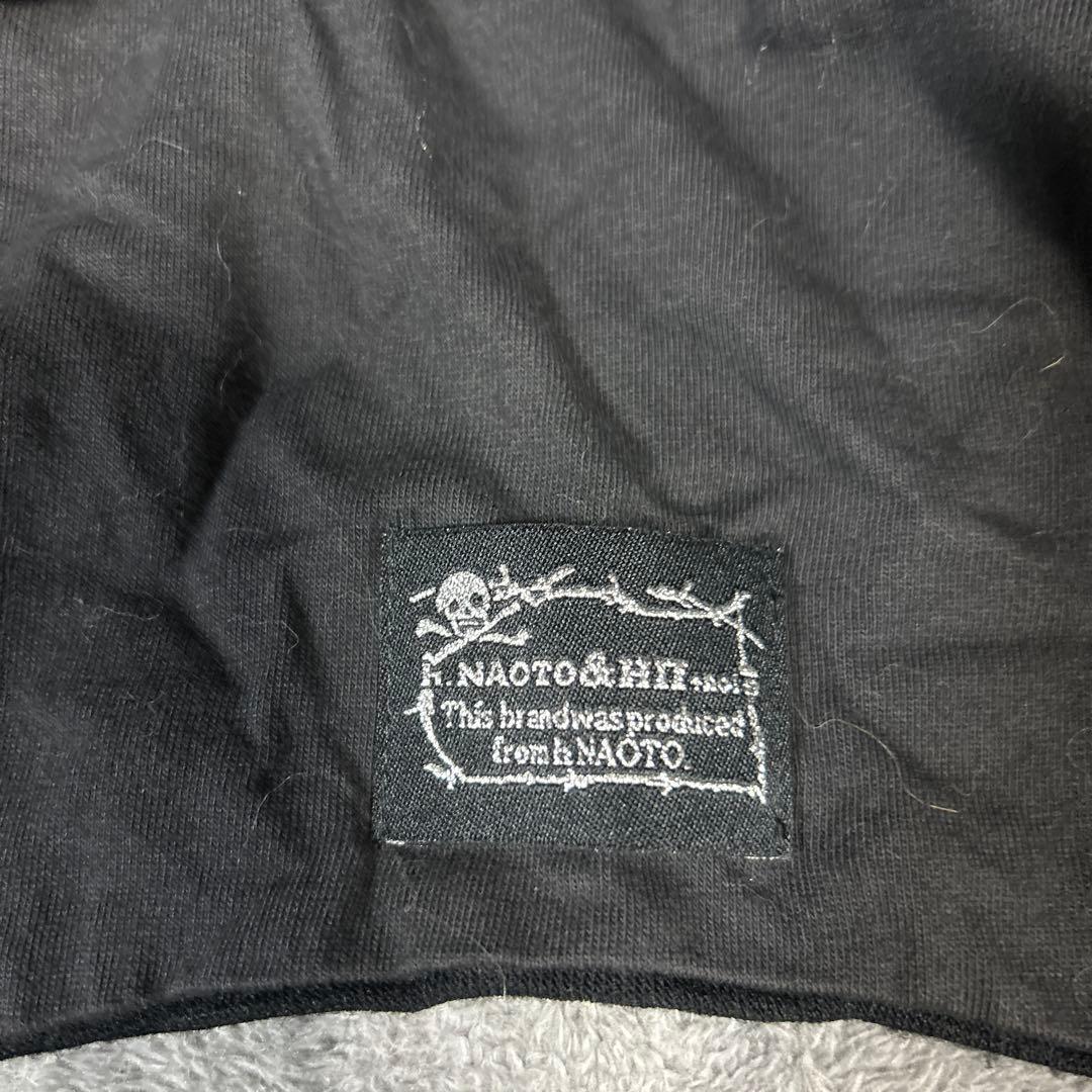 h.naoto 猫耳フード付きマフラー