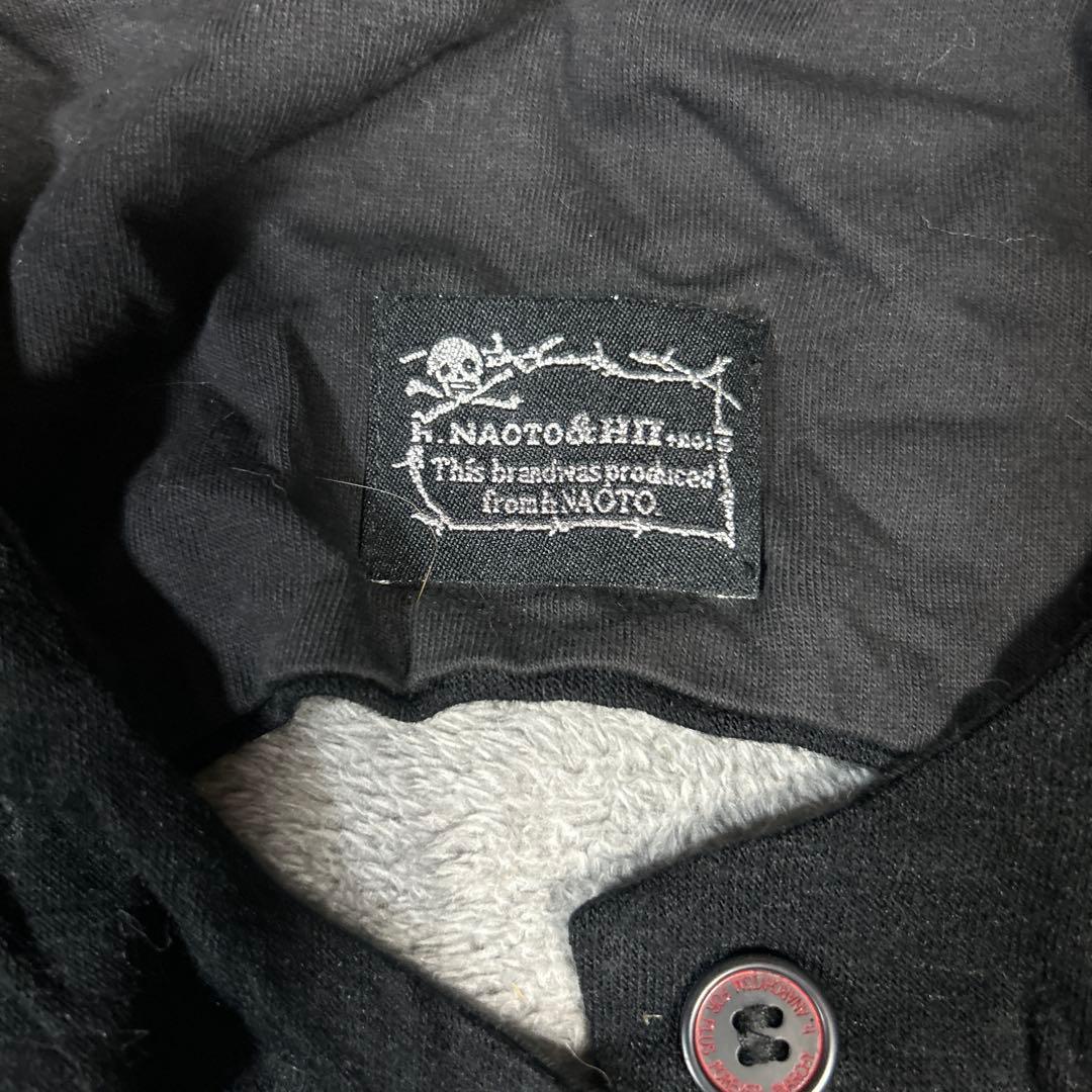 h.naoto 猫耳フード付きマフラー