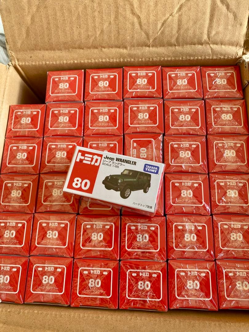 トミカ No.80 ジープ Jeep ラングラー 36個入り未開封