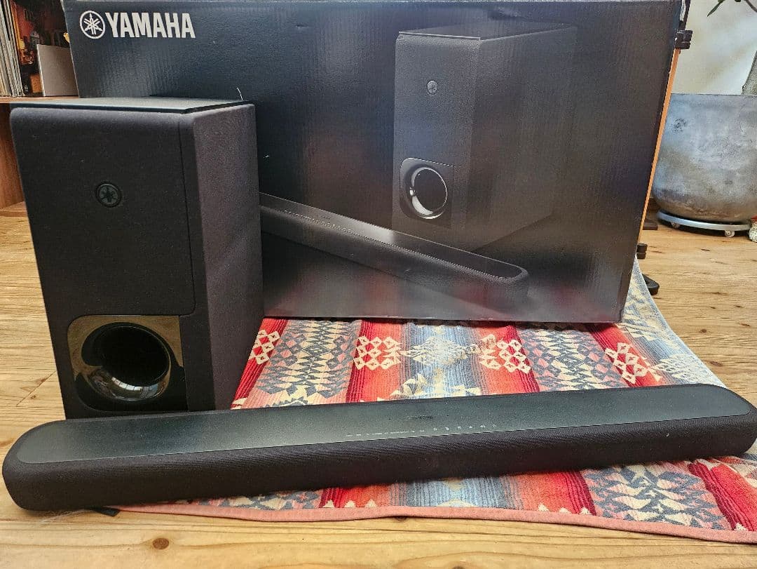 【実動美品】Yamaha YAS-209 サウンドバー 外箱・保証書・リモコン付