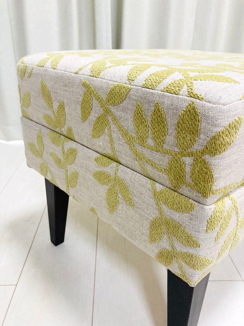 IDEE イデー　オットマン　スツール　リーフ柄