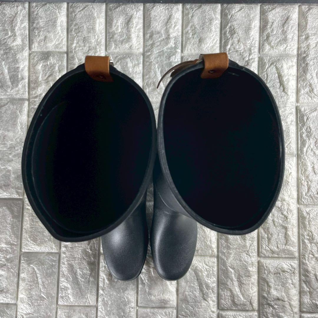 新品✨ 23.5 エーグル ミスジュリエットA ロングブーツ レインブーツ 黒