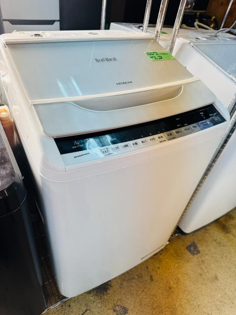 (4261)*HITACHI 日立 洗濯機 BW-V70A 7KG 2017年
