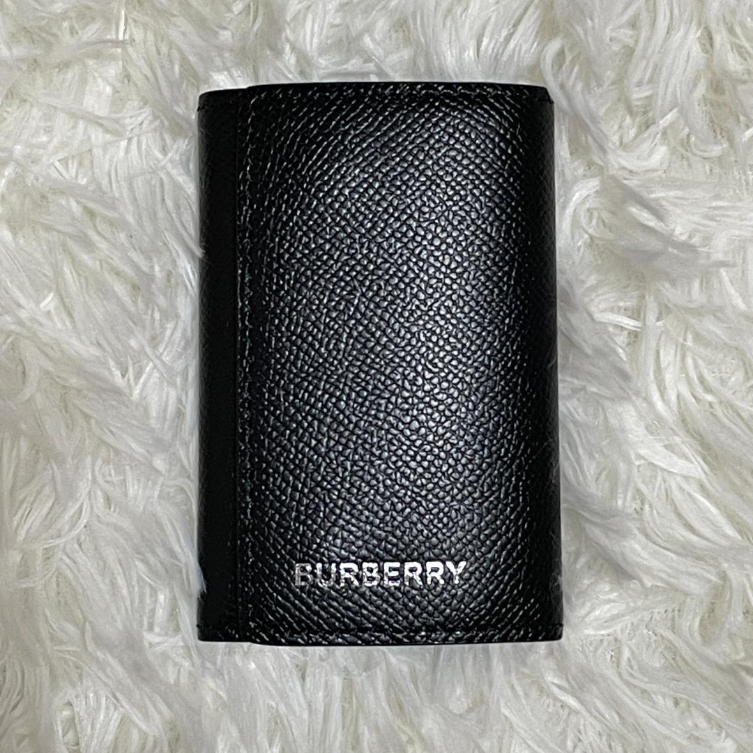 BURBERRY LONDON バーバリー 6連 レザー キーケース ブラック