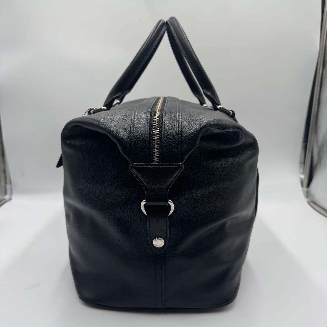 美品✨コーチ ボストンバッグ 2way 旅行 大容量 レザー ブラック