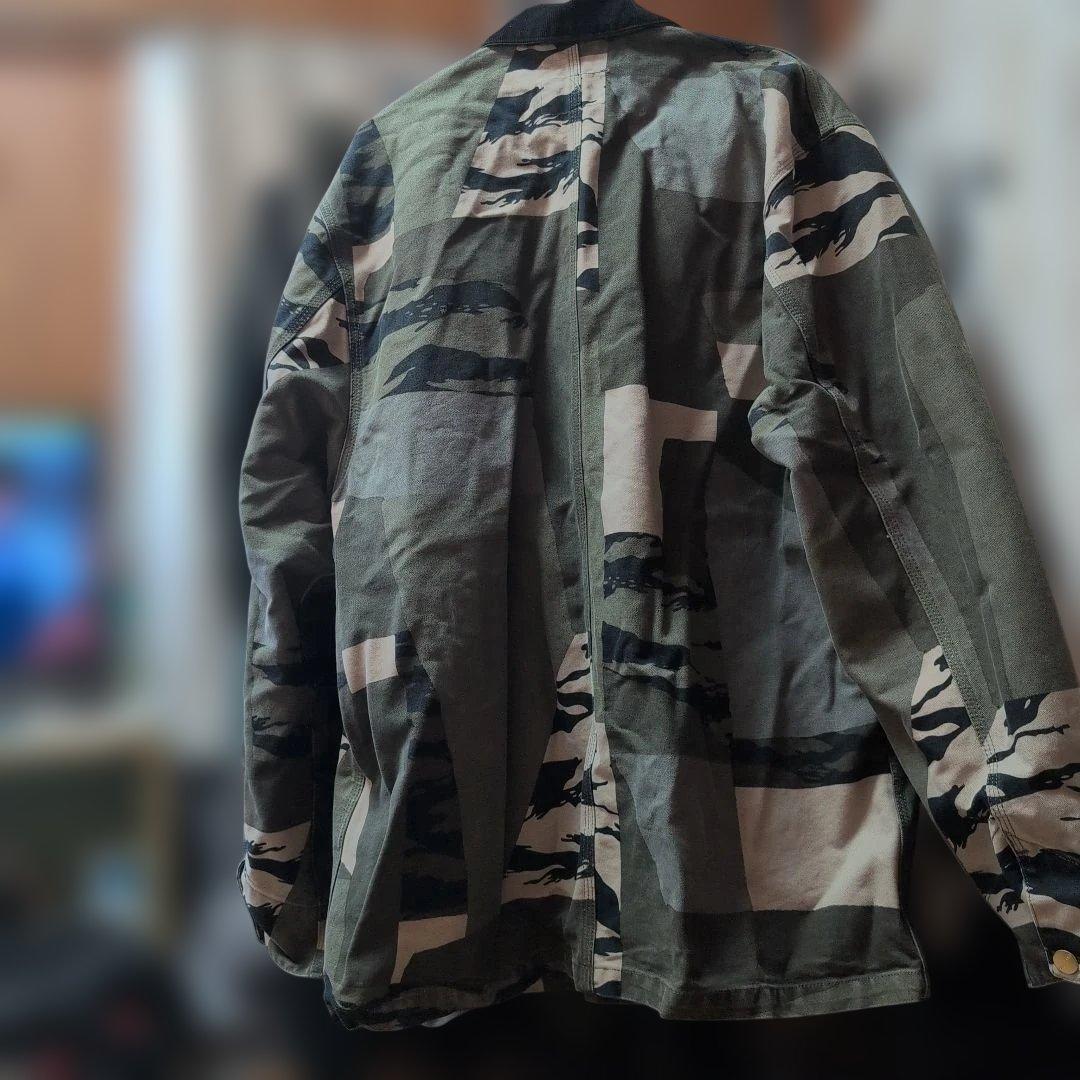 Carhartt 迷彩 カバーオール 美品 使用感あまり無し