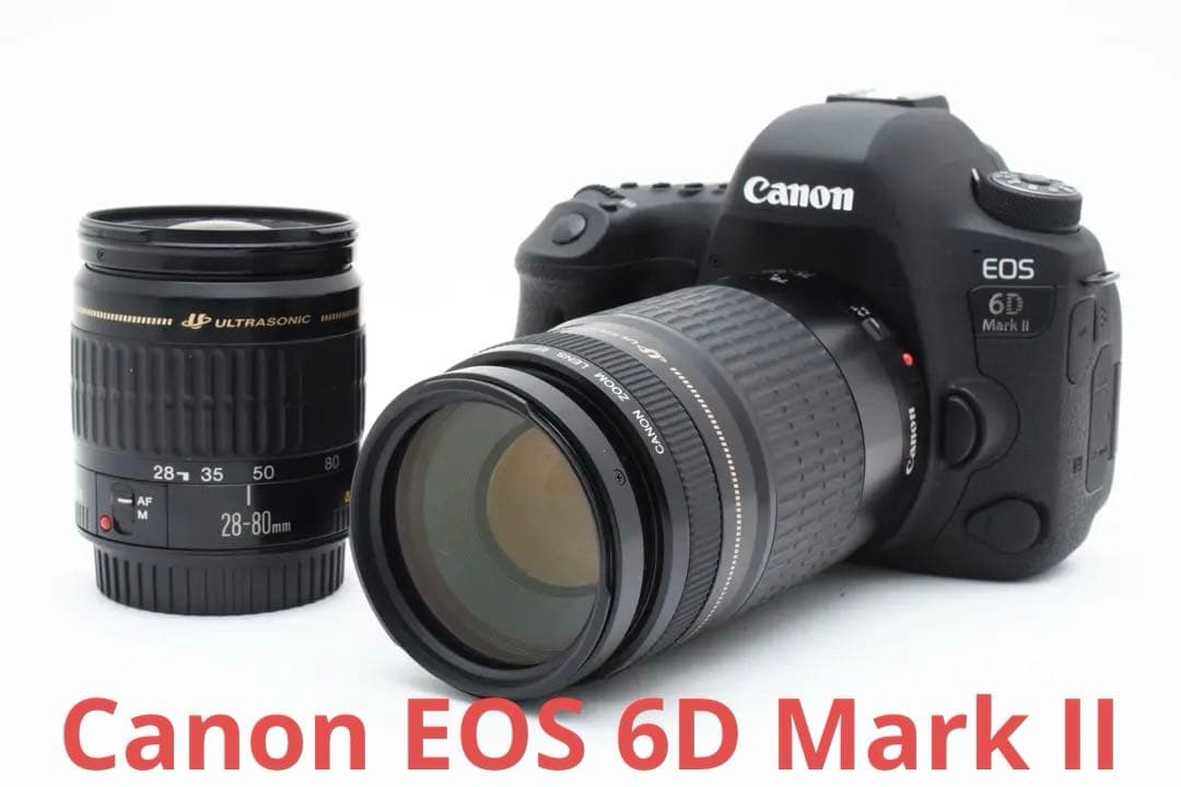 Canon EOS 6D Mark II標準&望遠ダブルレンズセット