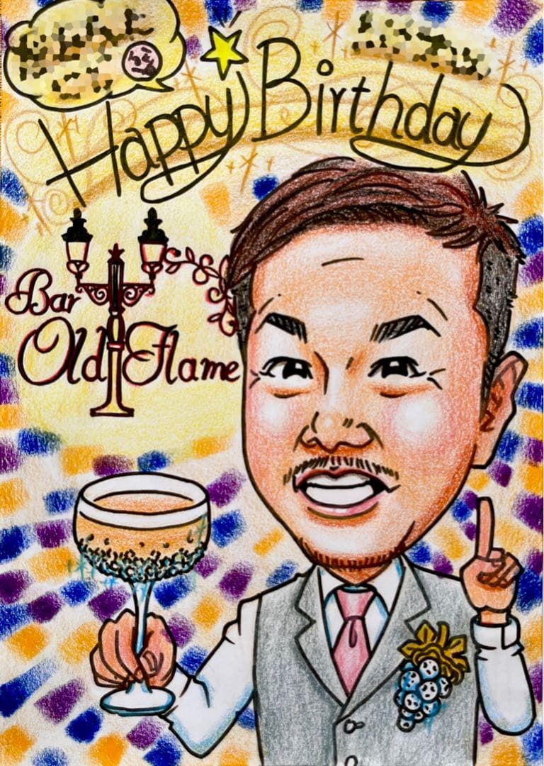 【お客ページ】（たつやん様）オーダー似顔絵☆結婚式、誕生日や記念日に