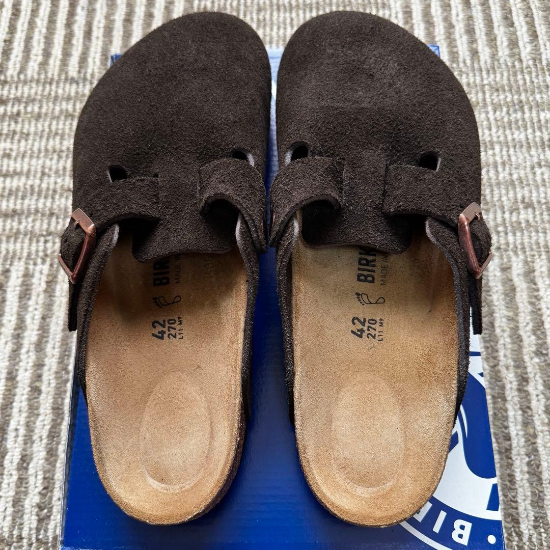 靴 BIRKENSTOCK Boston Mocha Regular 42