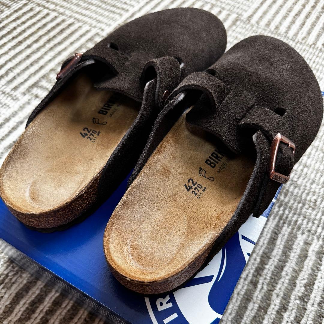 靴 BIRKENSTOCK Boston Mocha Regular 42