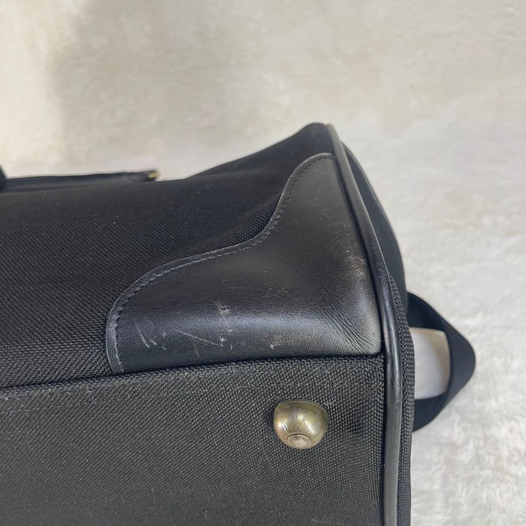 【美品】 COACH コーチ ボストンバッグ 2WAY 大容量 ブラック 南京錠