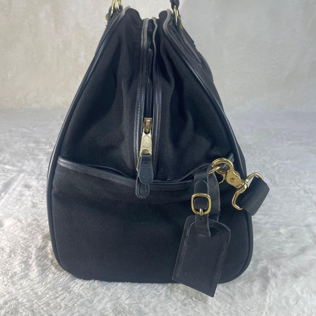 【美品】 COACH コーチ ボストンバッグ 2WAY 大容量 ブラック 南京錠