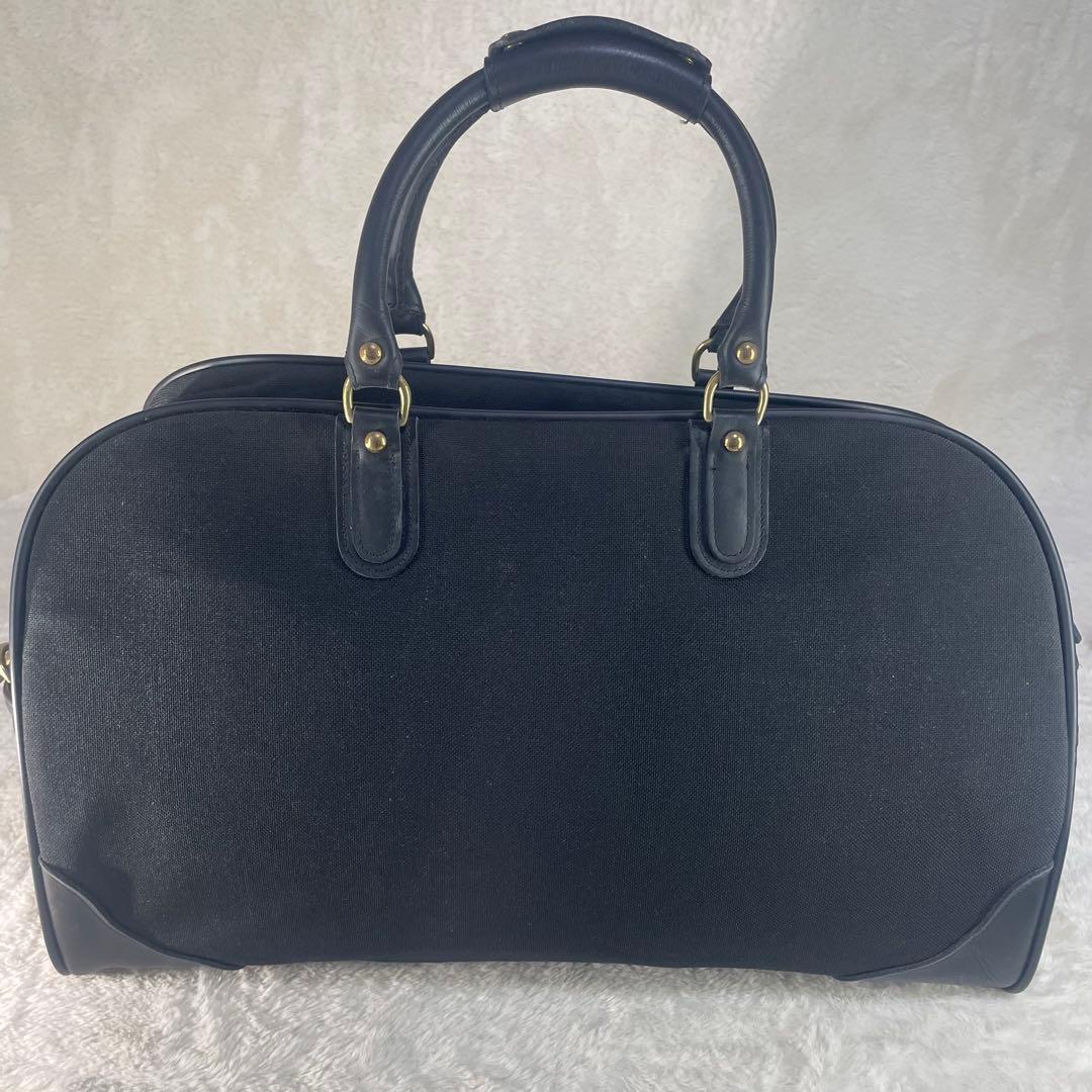 【美品】 COACH コーチ ボストンバッグ 2WAY 大容量 ブラック 南京錠