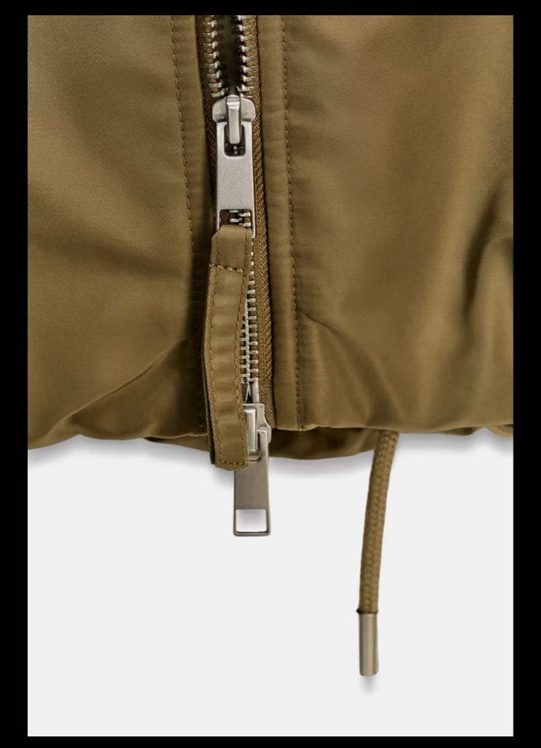 ZARA フェイクファー襟 ボンバージャケット ZW COLLECTION