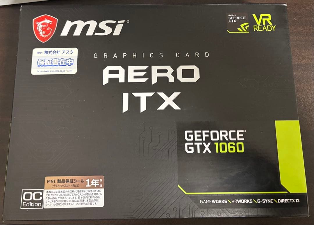その他 GEFORCE GTX 1060 6GB MSI