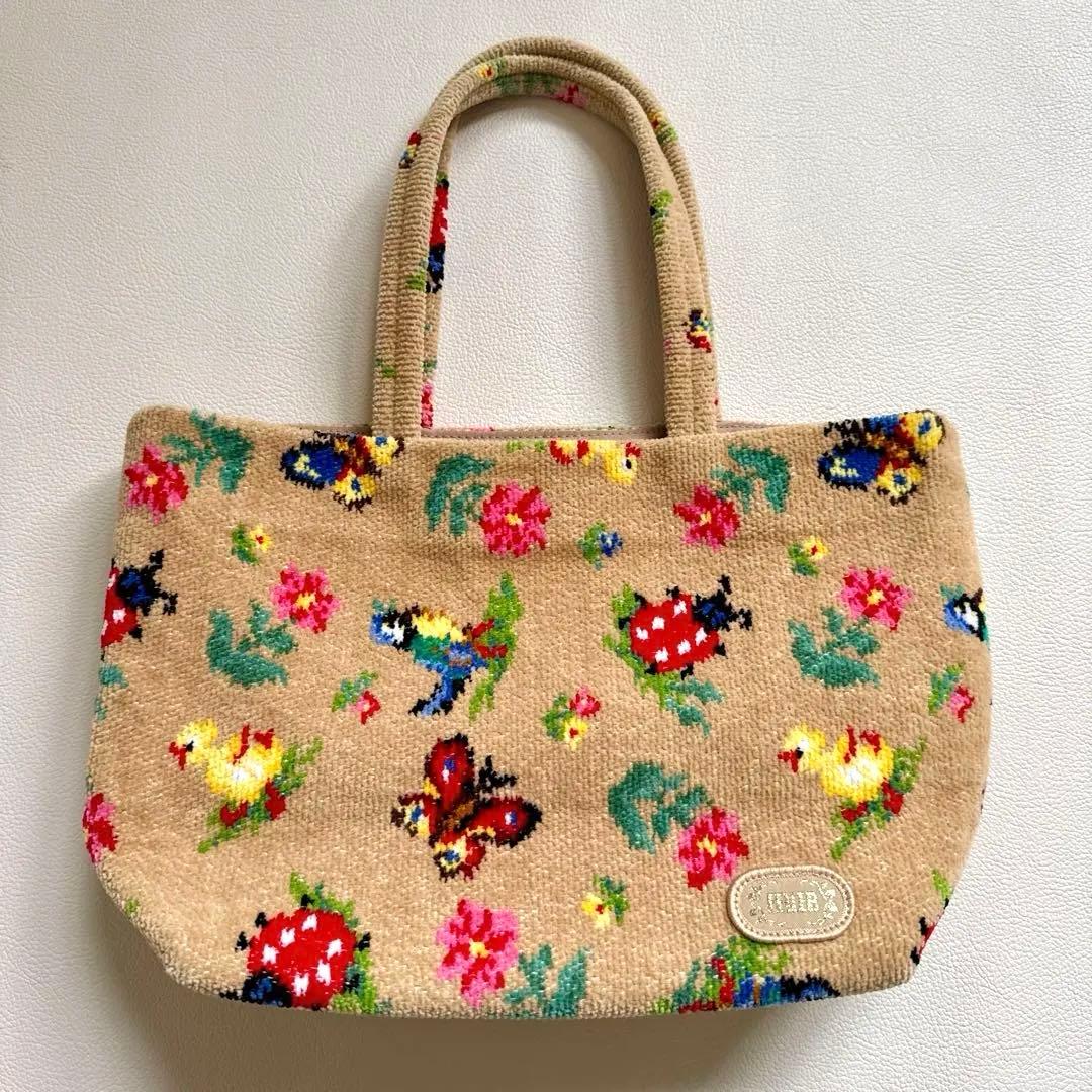 FEILER フェイラー　ハンドバッグ　ハイジ　茶色系　ベージュ系