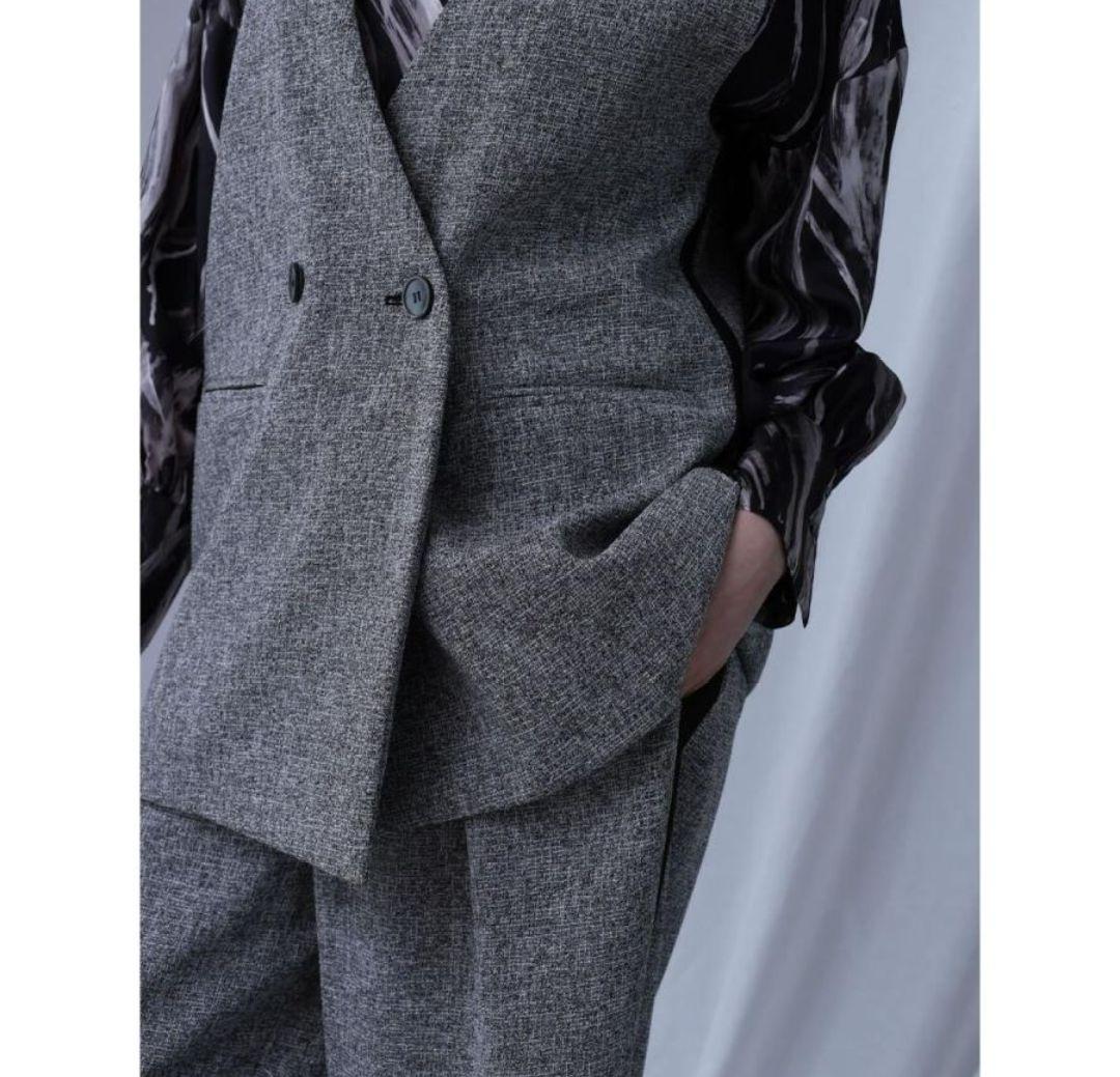 Aga サイドラインジレ ツイード グレー ヤマダヤ 福袋 2026