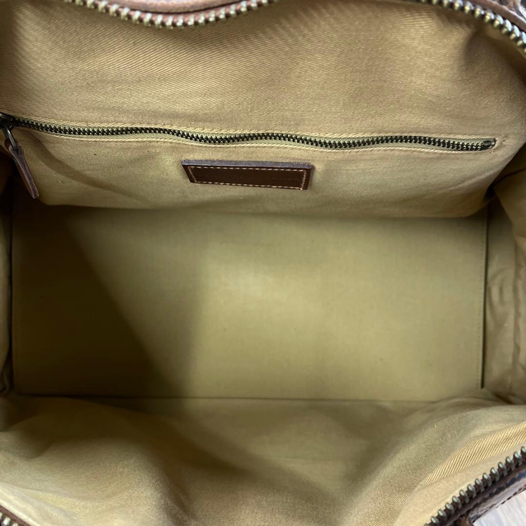 ラルフローレンの渋いチェック柄のボストンバッグ