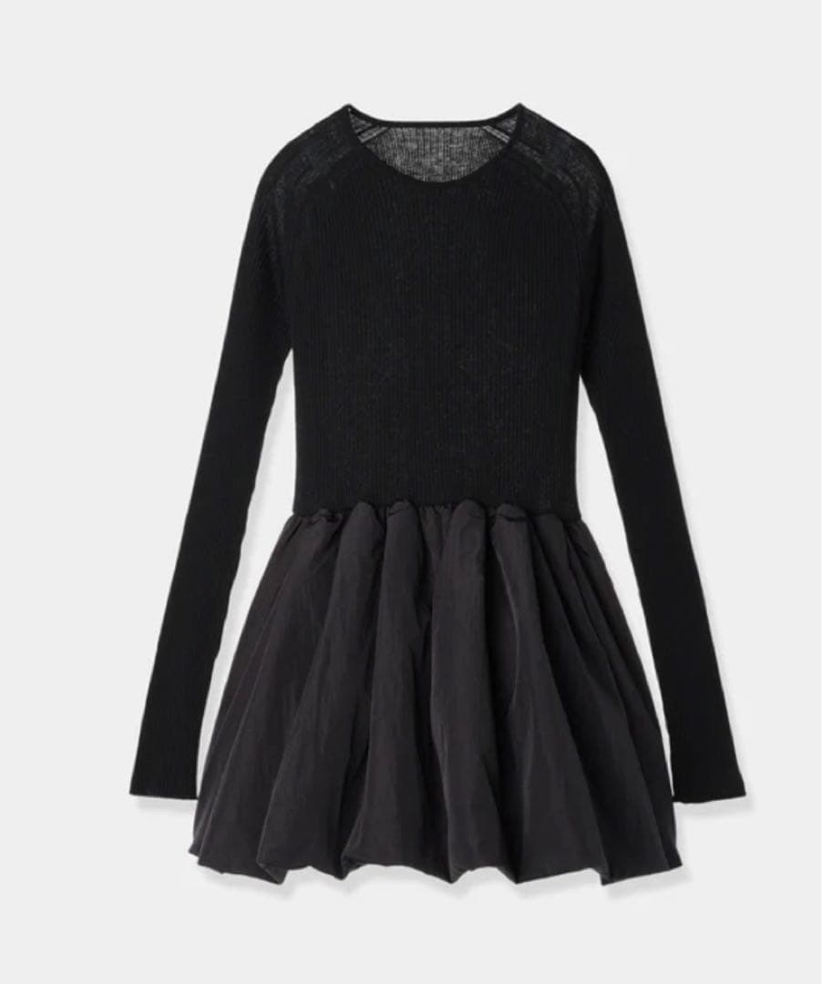 新品タグ付きlouren peplum docking knit