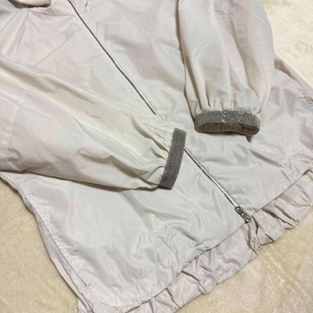 美品 ファビアフィリッピ 近年モデル モニーレ ナイロンパーカー フード