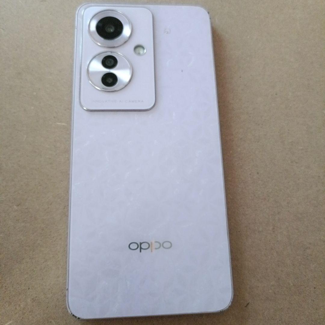 Oppo AIカメラ ホワイトスマートフォン