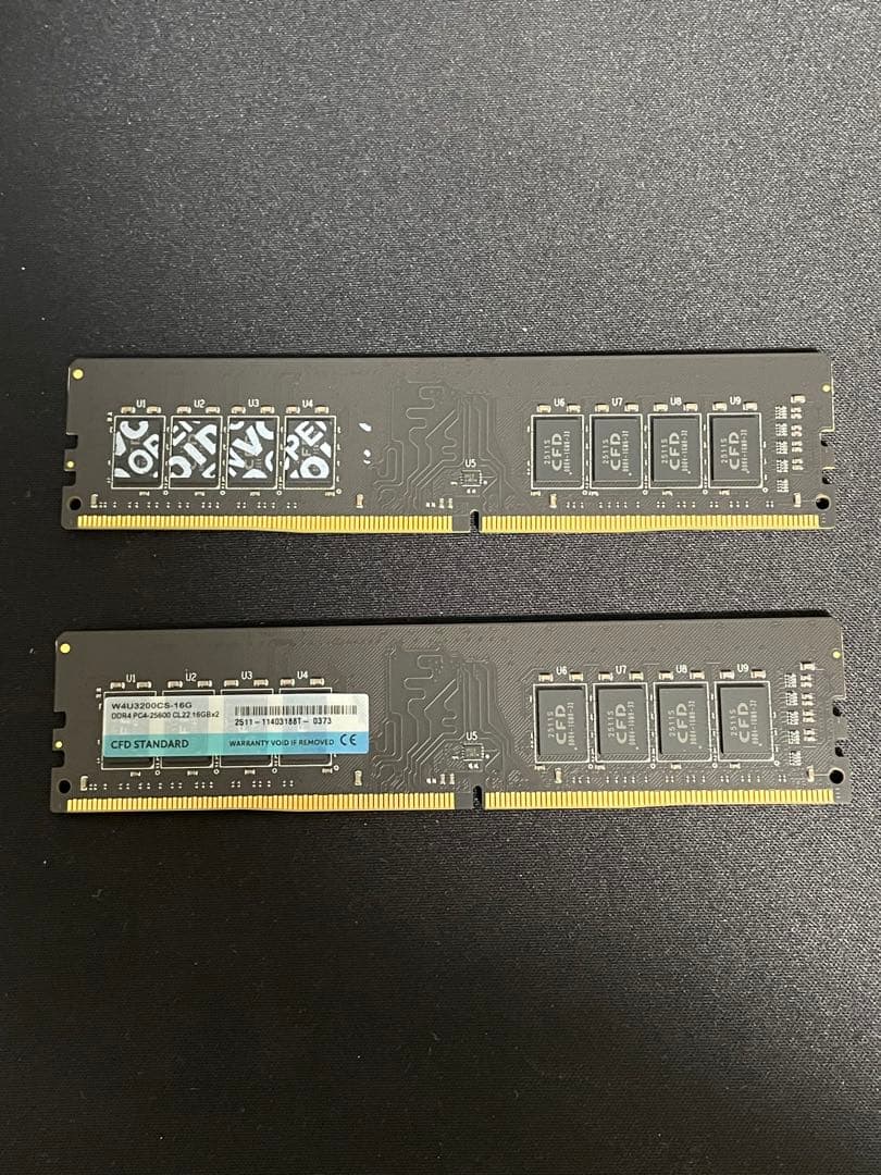 DDR4 16GB メモリ 3200MHz 2本