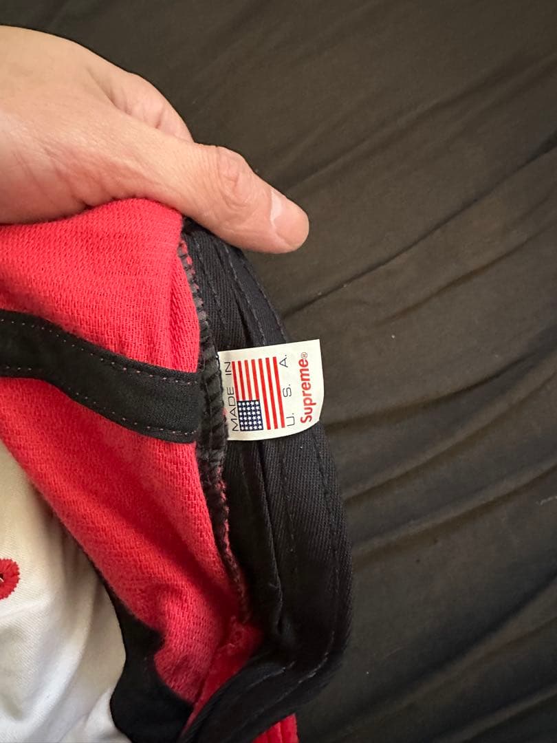 Supreme コーデュロイキャップ レッド