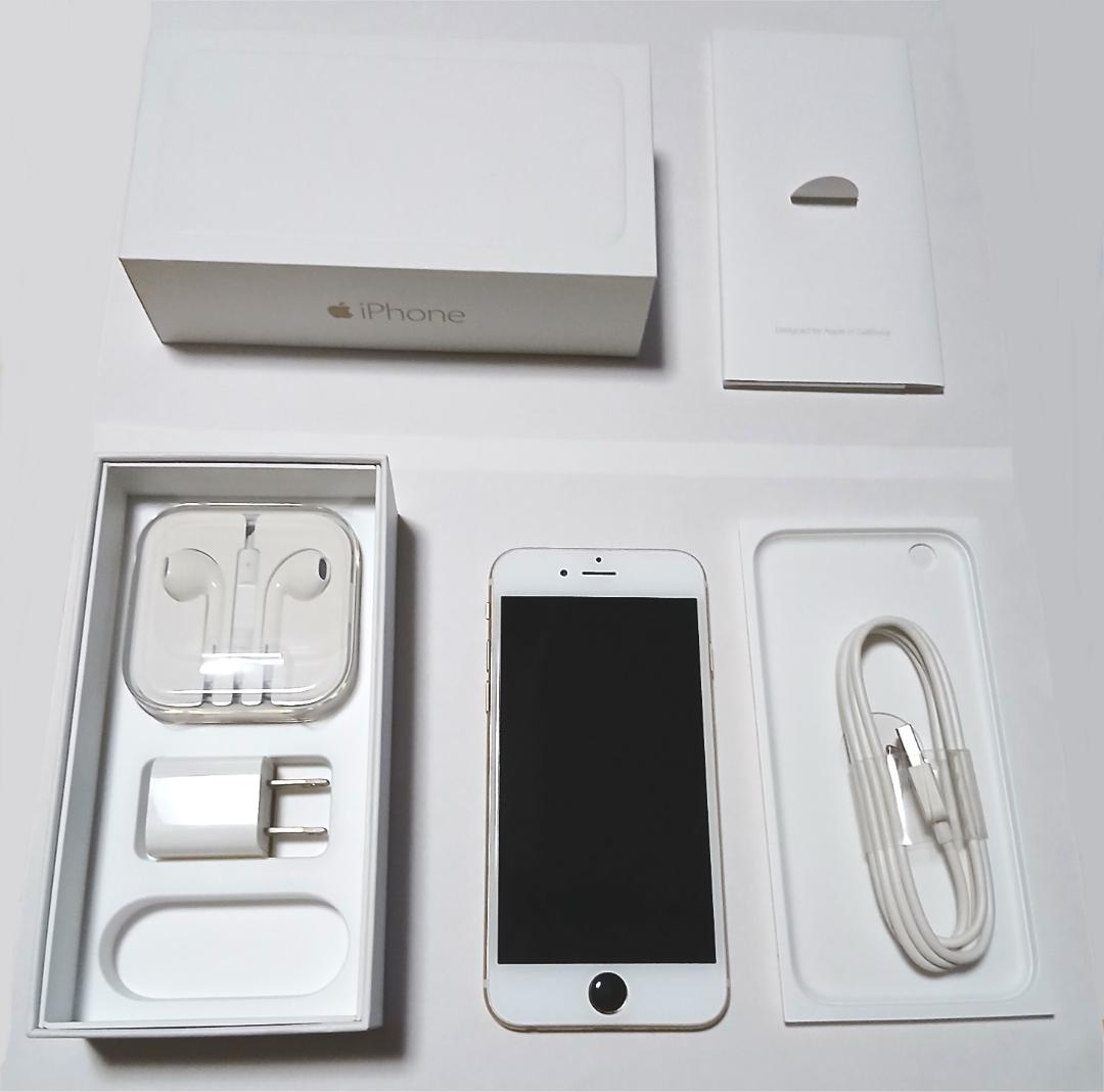 docomo iPhone 6 ゴールド - 極上状態 92% バッテリー