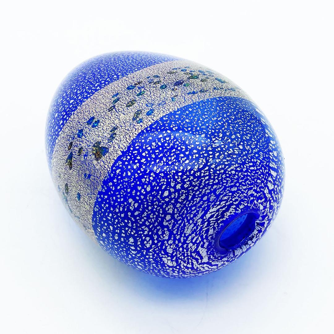 現代の名工 黒木国昭 金彩・銀彩象嵌 光琳 花瓶 スカイブルー 一輪挿し 芸術品