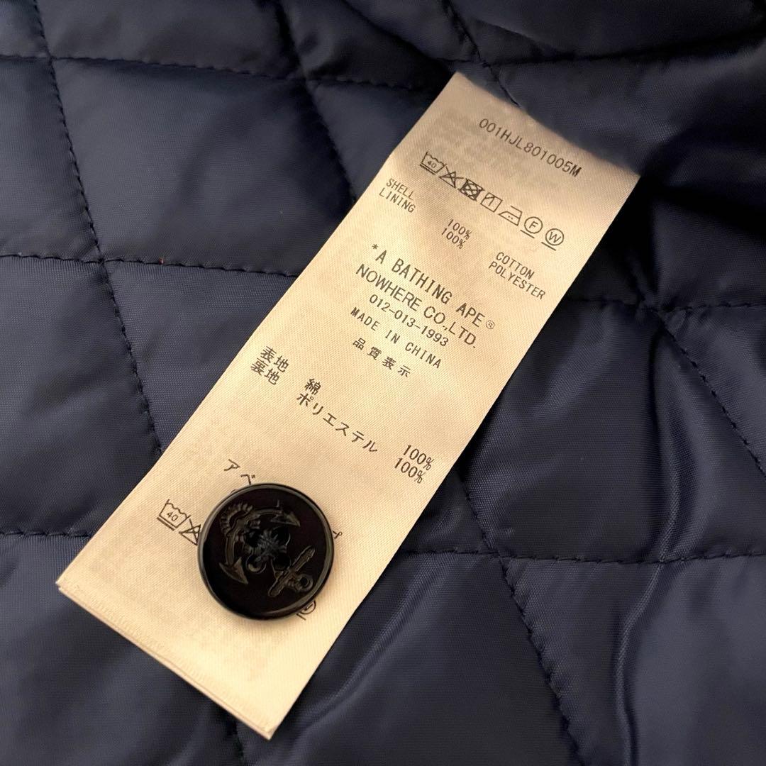 ジャケット・アウター BAPE CHECK CPO ZIP JACKET