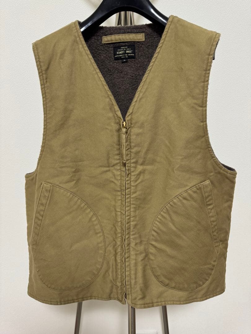 schottショットCIVILIAN DECK VESTシビリアン デッキベスト