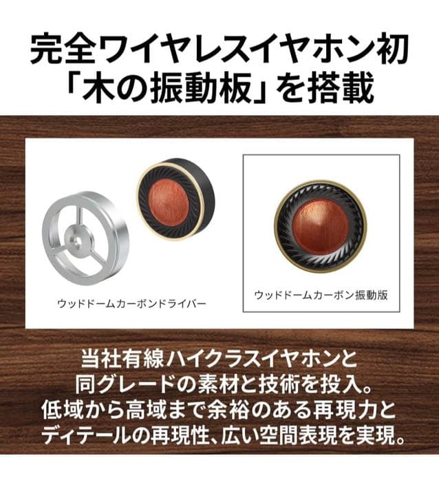 【ワイヤレスイヤホン】JVCケンウッド Victor HA-FW1000T