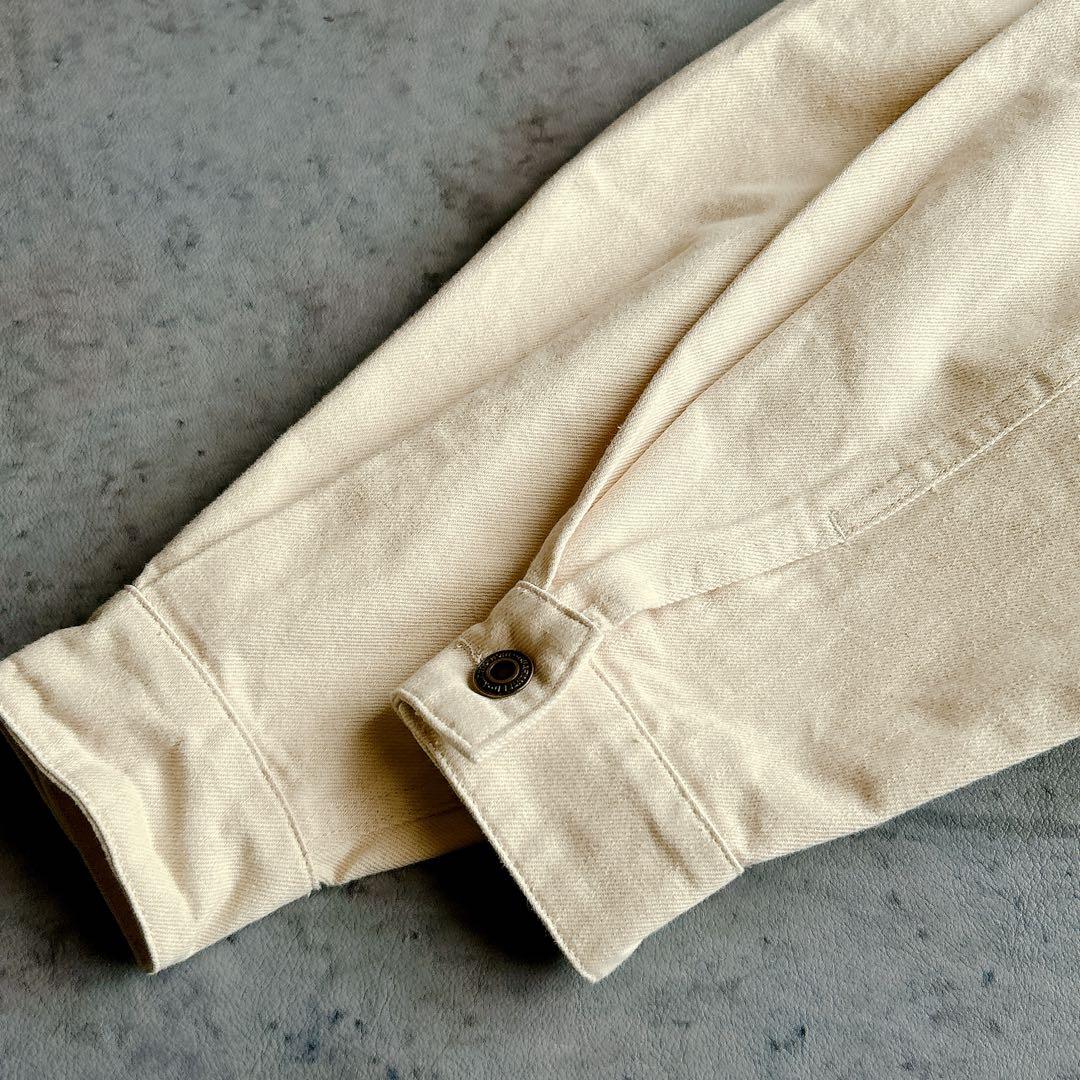 IN THE MARKET ⿻ コットン ワイド デニムジャケット Gジャン 白