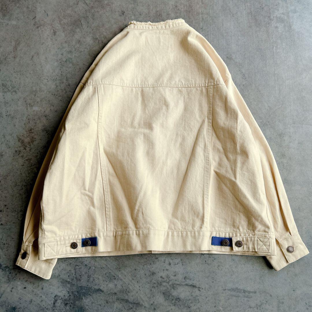 IN THE MARKET ⿻ コットン ワイド デニムジャケット Gジャン 白