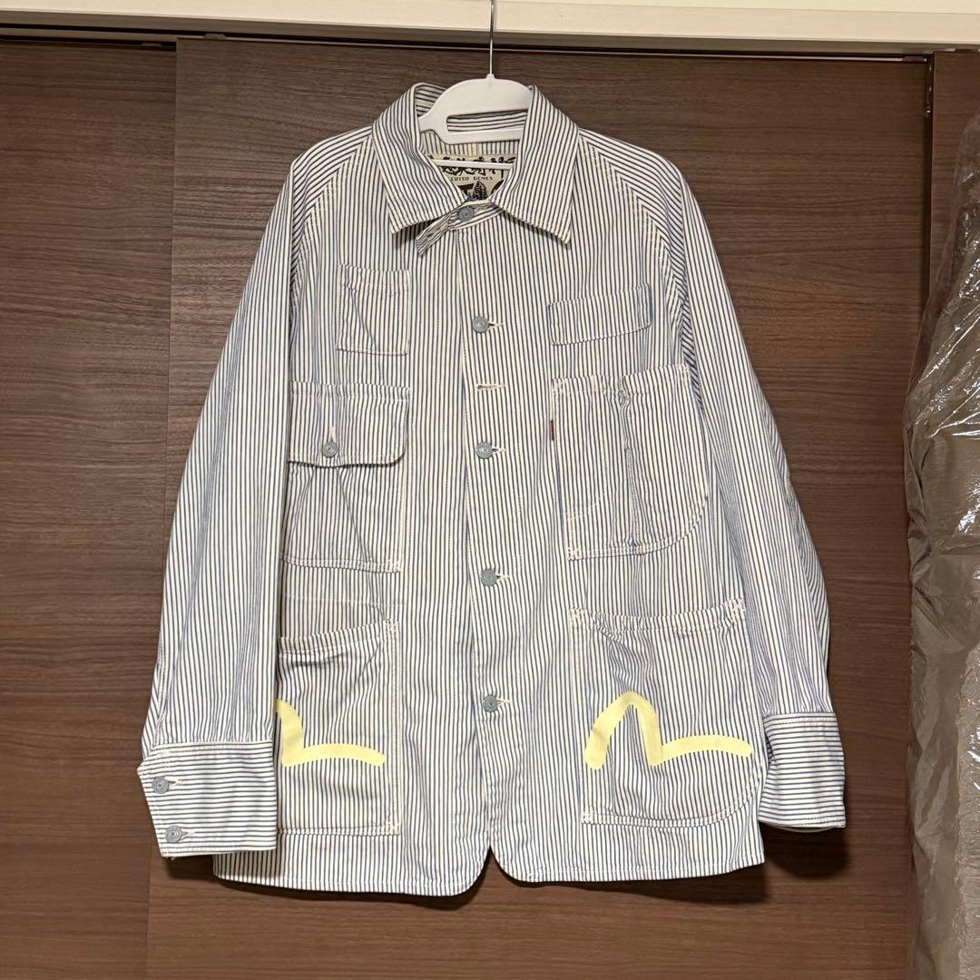 d*t様 山根親子時代 EVISU エヴィス 1012 ヒッコリー カバーオール