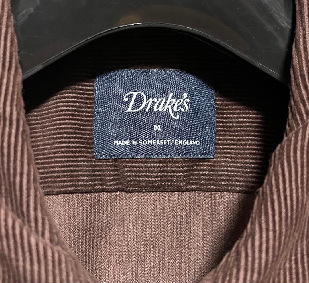 Drake's ドレイクス オーバーシャツ シャツジャケット M コーデュロイ
