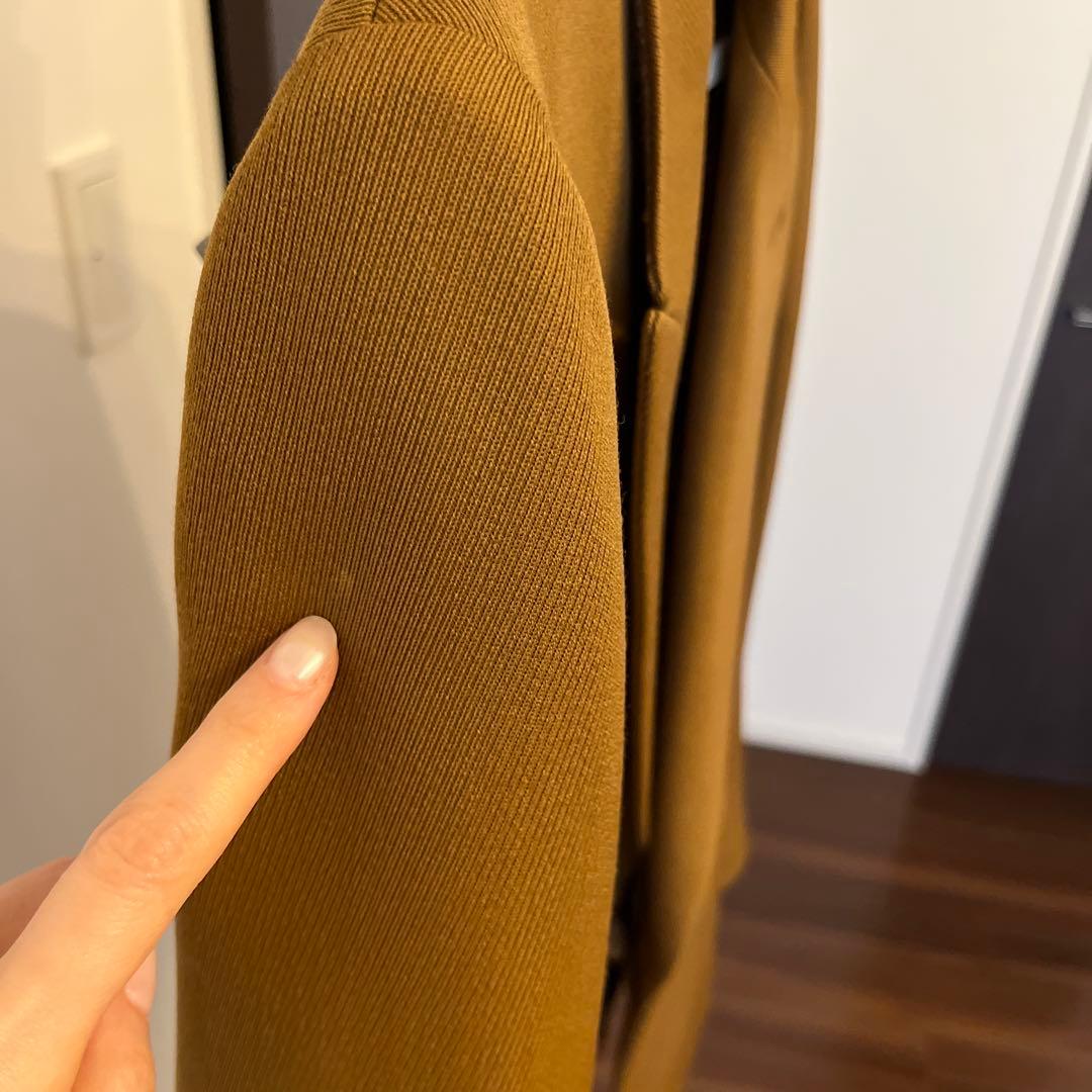 ブラウン テーラードジャケット ダブルボタン