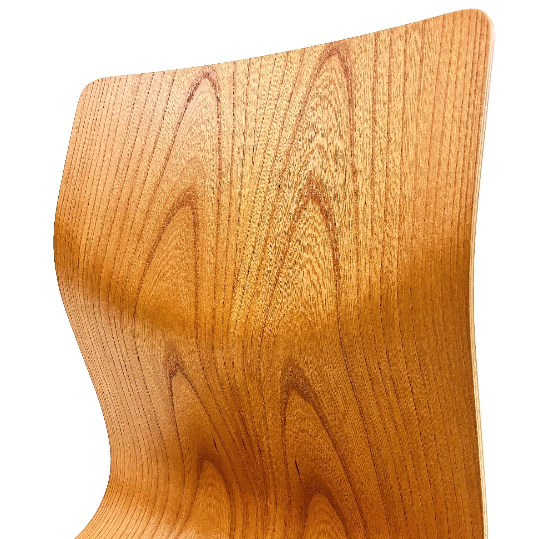 Tendo 天童木工 座椅子 2脚セット 藤森健次 曲げ木 ケヤキ板目 曲木⑳